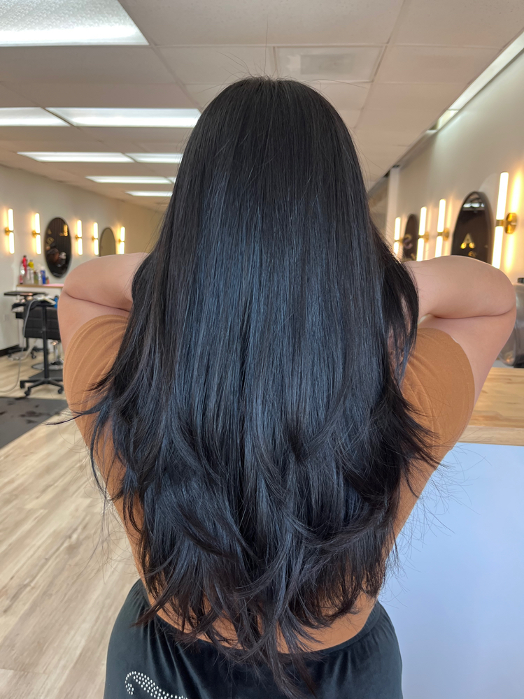 Deluxe Haircut (Thick, long Hair) at Lavish Beauty Parlour in Stockton, CA