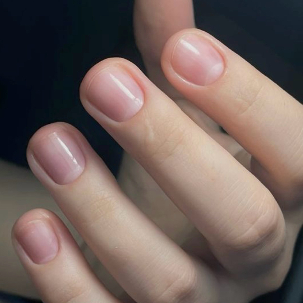 Russian manicure without polish