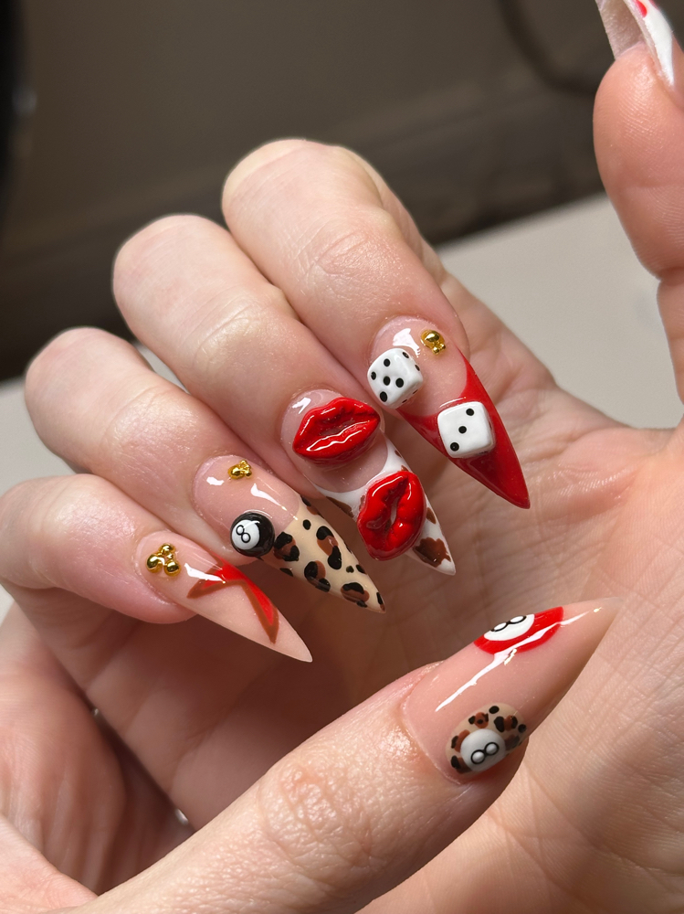 XL Acrylic Full Set at Leah Polished It in Geneva, IL