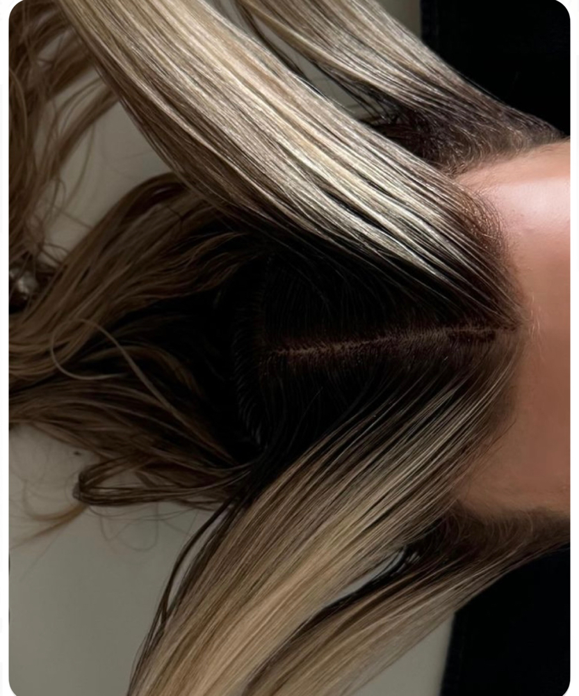 Money Piece + Toner at Nicole Birkel Hair in Lincoln, NE