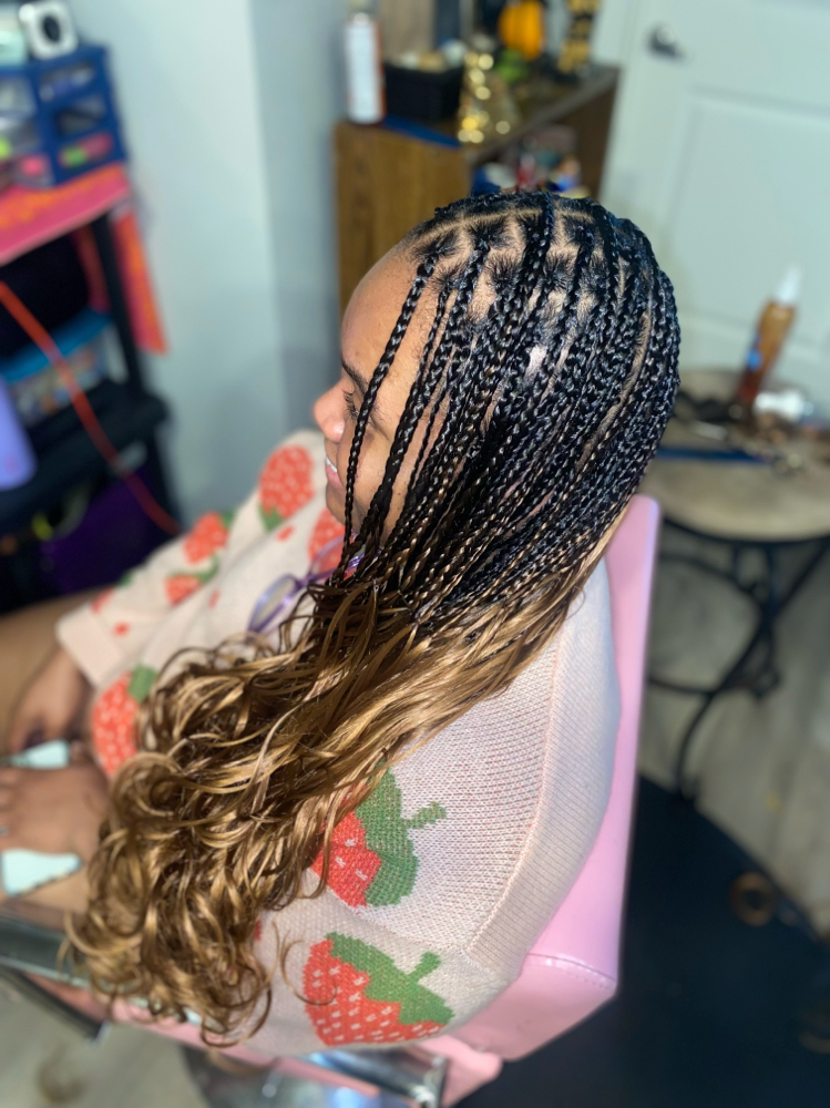 Med French Curl Braids