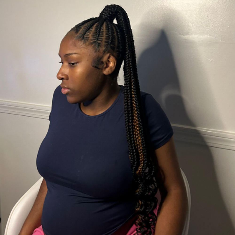 Stitch Braided Ponytail at Dion’s Overflow in Youngstown, OH