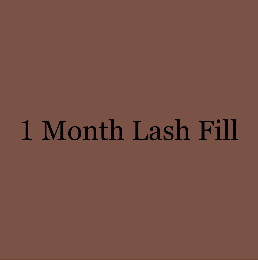 1 Month Lash Fill