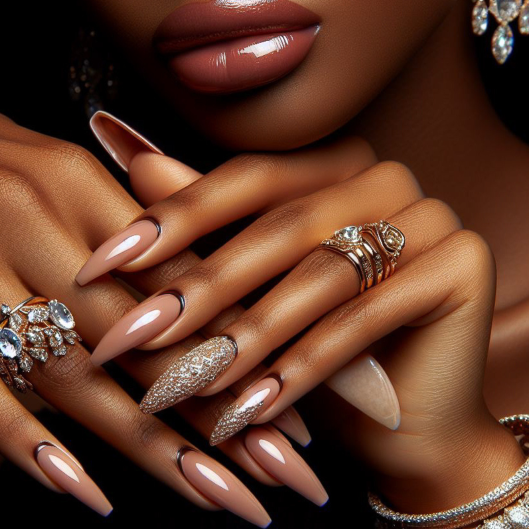 Acrylic Fill-In at Flare Nail Studio in Bala Cynwyd, PA