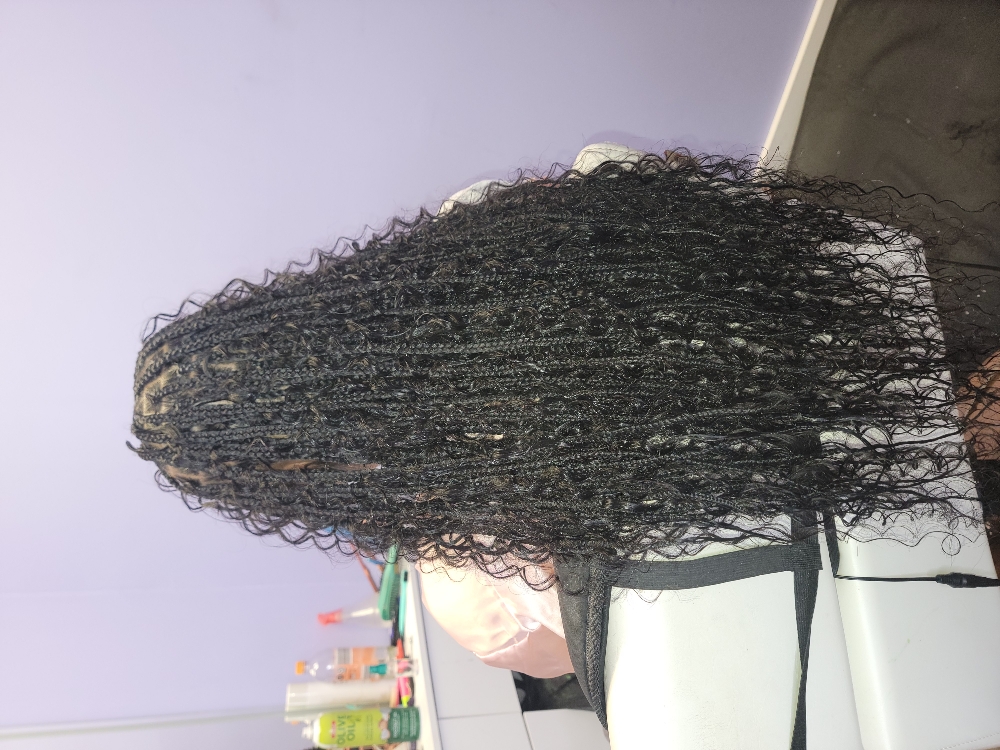 Boho Knotless Braids at Heavenly Styles of LaBriana in Glenwood, IL