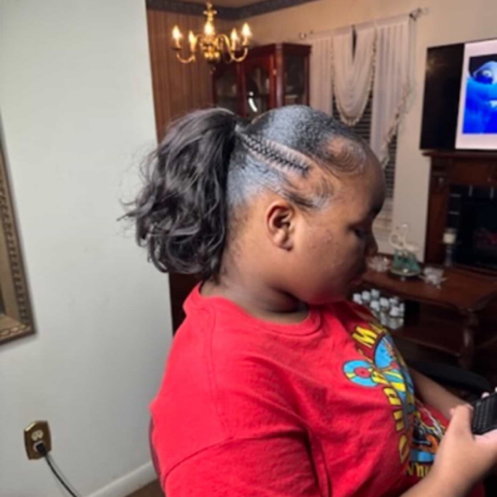 Slick Ponytail With Weave at TheBlaqShe in Mobile, AL