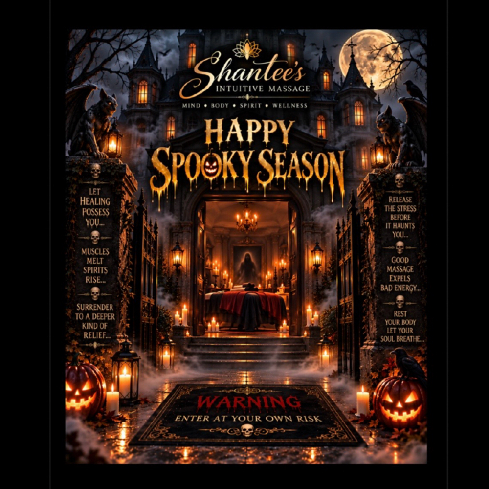Halloween Specials Sept 20th-Oct 31 at Shantee’s Intuitive Massage in Palm Springs, CA