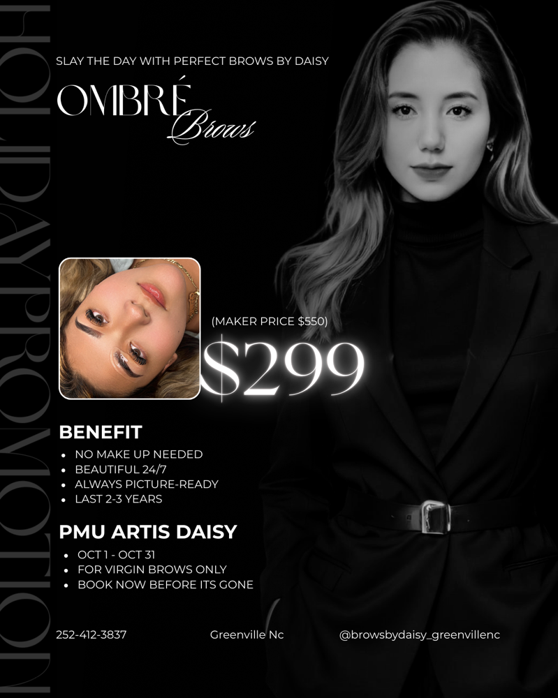 Ombre’ Brows ( Holiday Promotion)