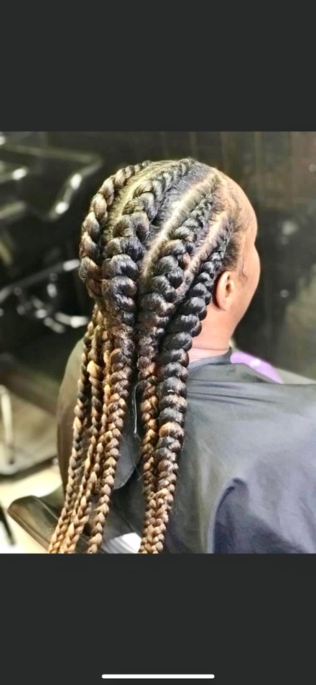 Feed Braids To The Back