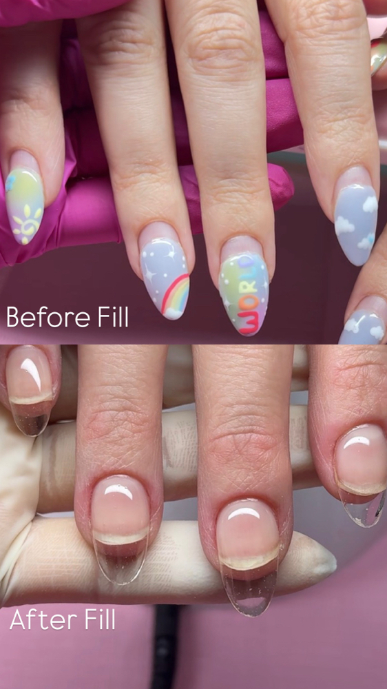 Gel Overlay Refill at P.R Nail Co in Montgomery, IL