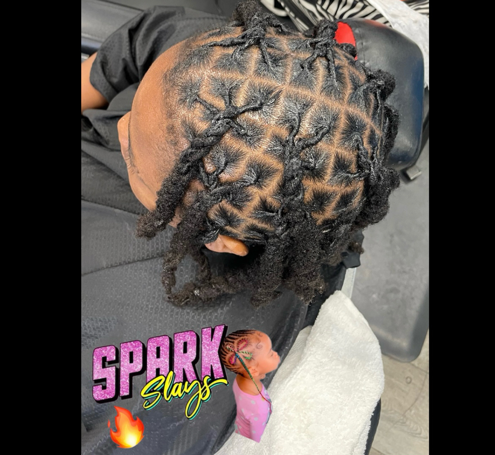 Kids Loc, Retwist & Style ⚜️