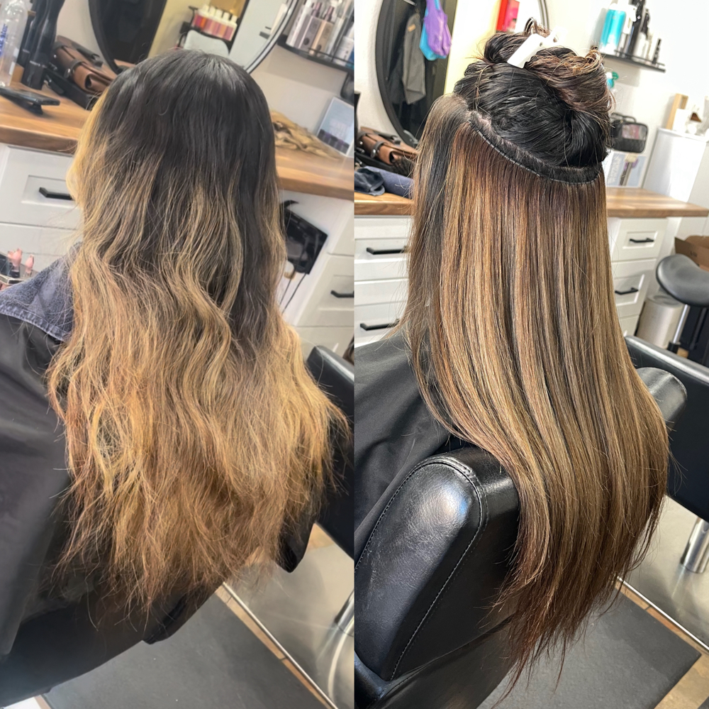 HAIR EXTENSION COLOR REFRESH