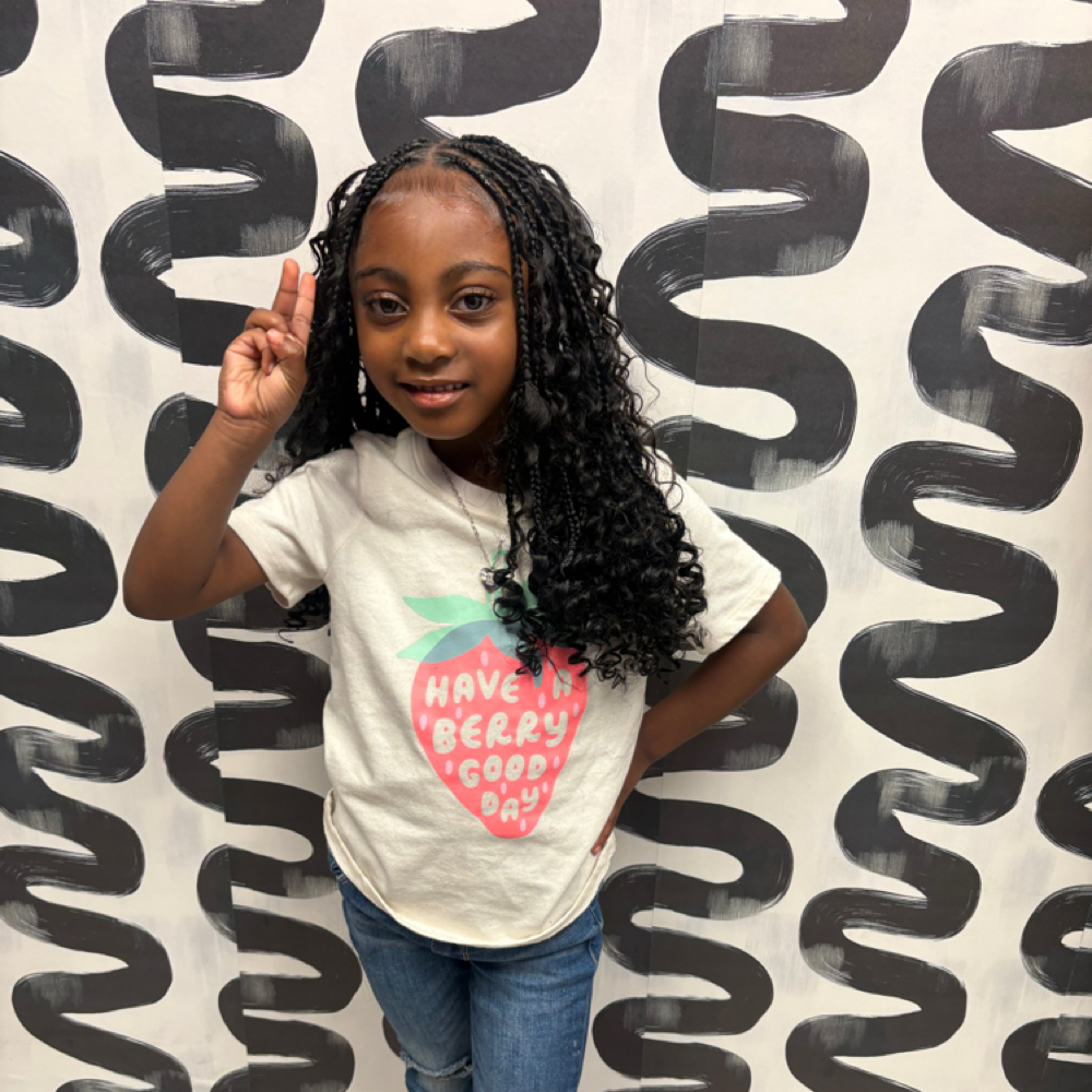Smedium Boho Knotless Braids at Stylistic Beauty in St. Ann, MO