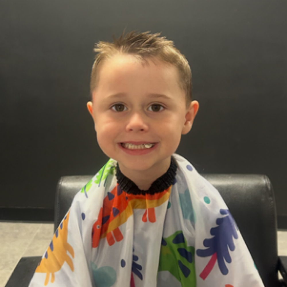 Children's Haircut with Rebecca at Grand Ave Beauty Co. in Beloit, WI