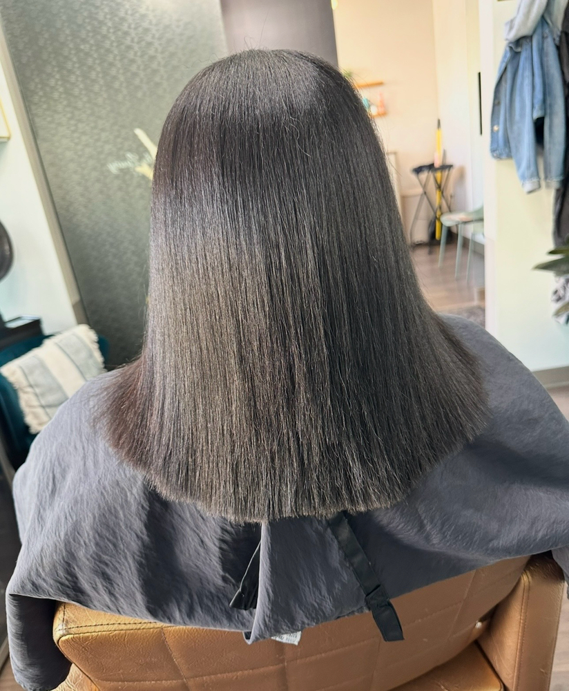 S. White Luxury Blowout+ Trim + Treatment