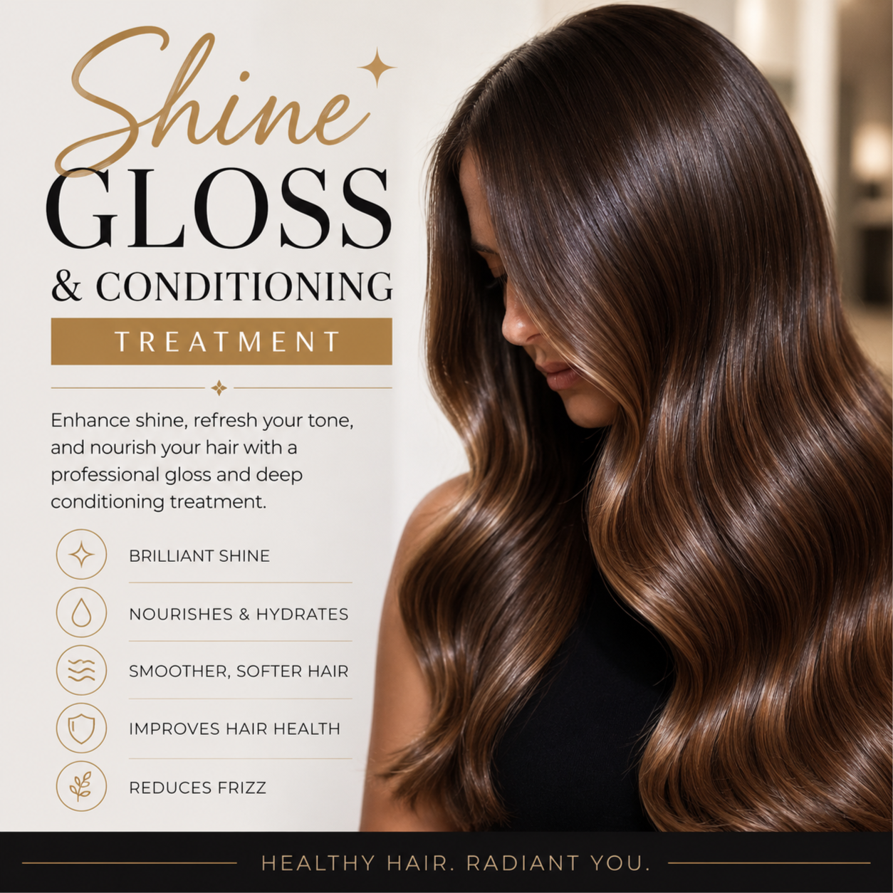 Shine Gloss & Conditioner Treatment at Jeremiah Jacob Levin Hairstyling in Coronado, CA