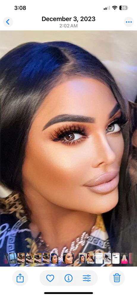 Full Glam Makeup Session