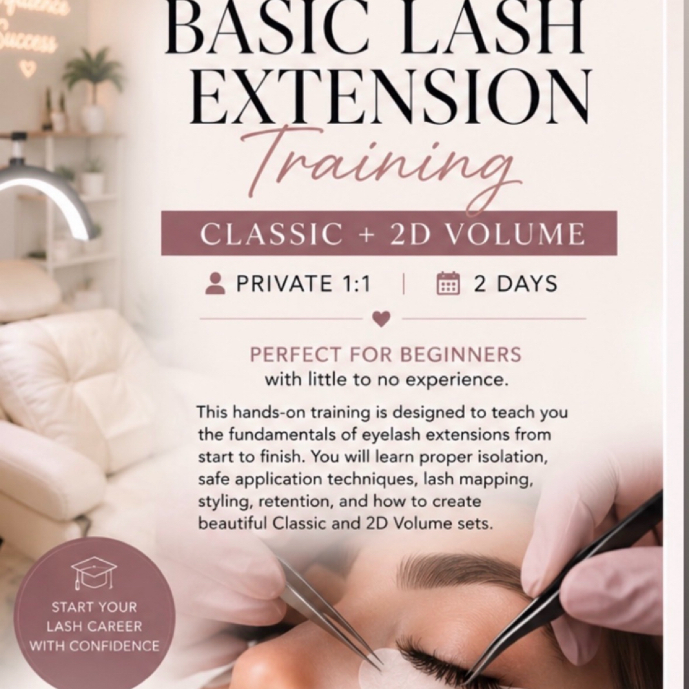 Basic Lash Extension Training at Noire lash by sarnavskaia in San Antonio, TX