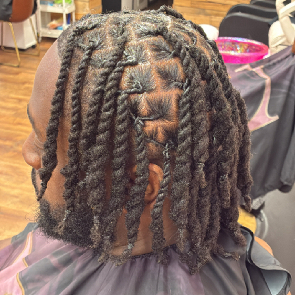Retwist locs at EU*NICE*BEAUTY in Reynoldsburg, OH