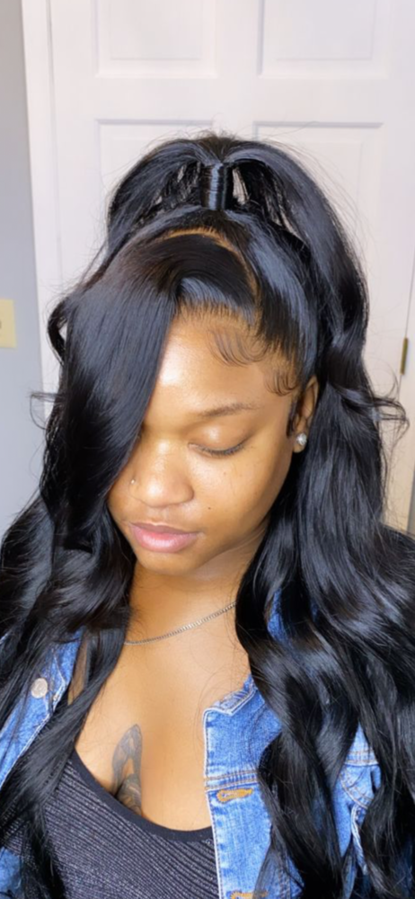 Half Up / Half down