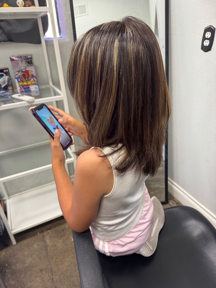 Kid Cut ( Little Girl Under 12 Age)