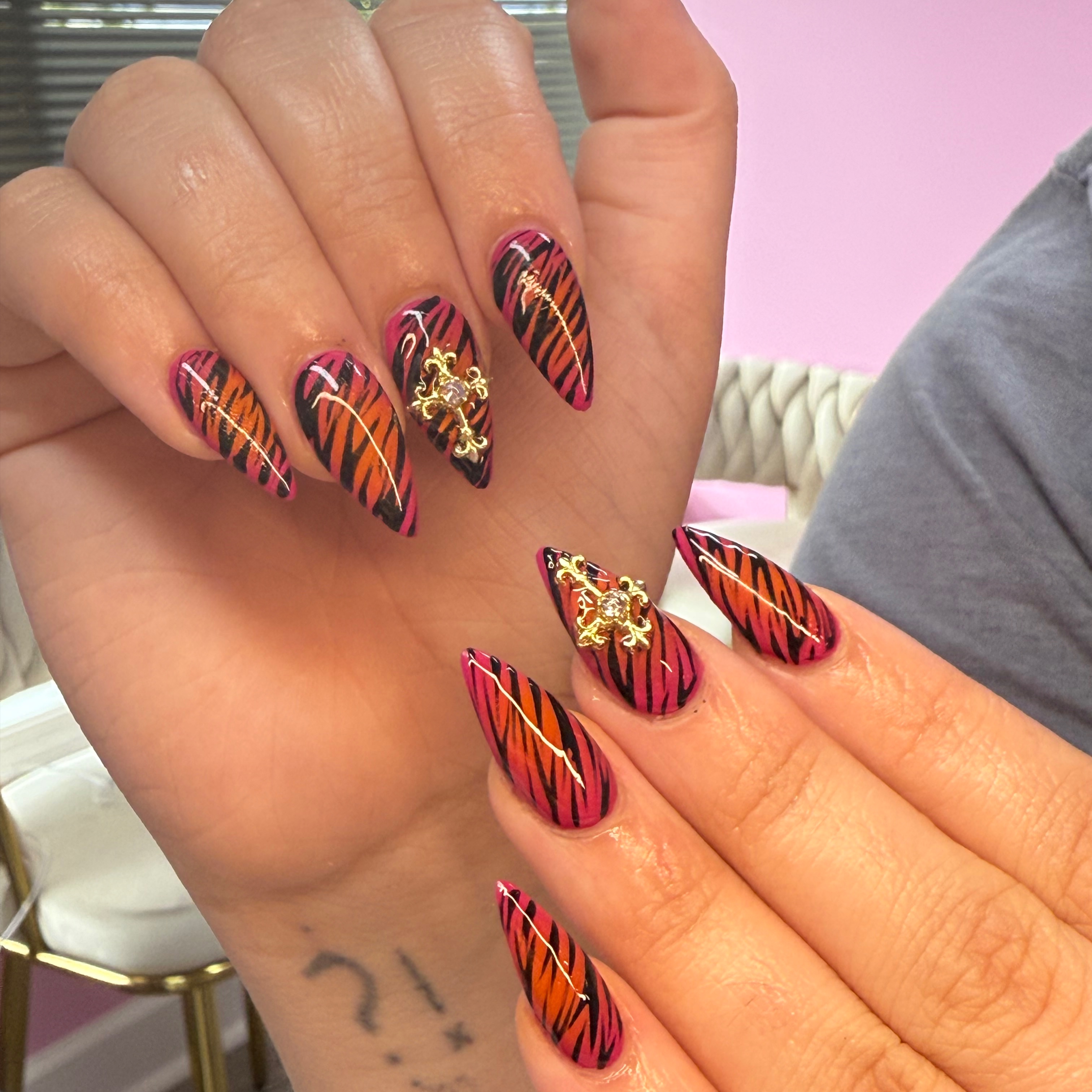 Medium Acrylic Base at Nail'd By Bella in Lexington, KY