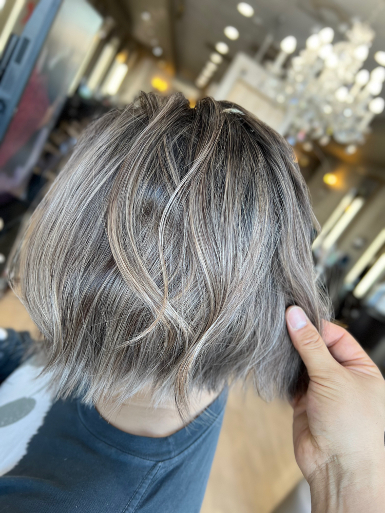 ✨ Balayage/retouch pixie&Bob Length