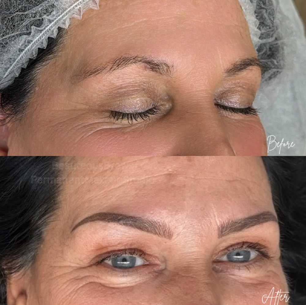 Hybrid Brows at Beauteous Brows Permanent Makeup Studio in North Canton, OH