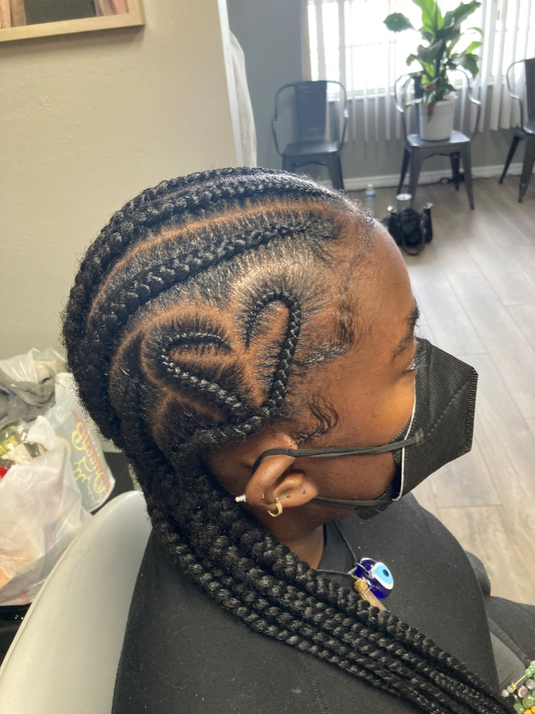 8 Feed-in Braids