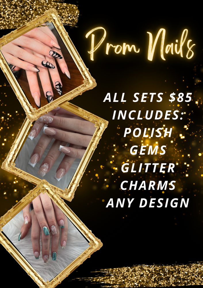 Prom full set acrylic