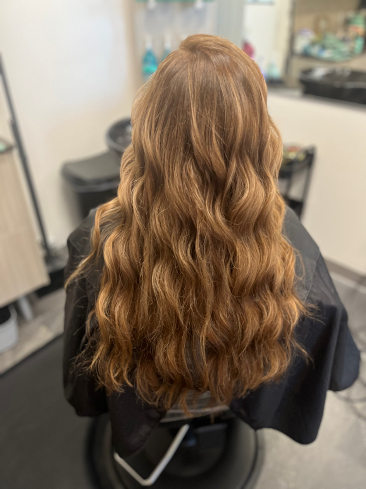 Shampoo Blowdry Curl