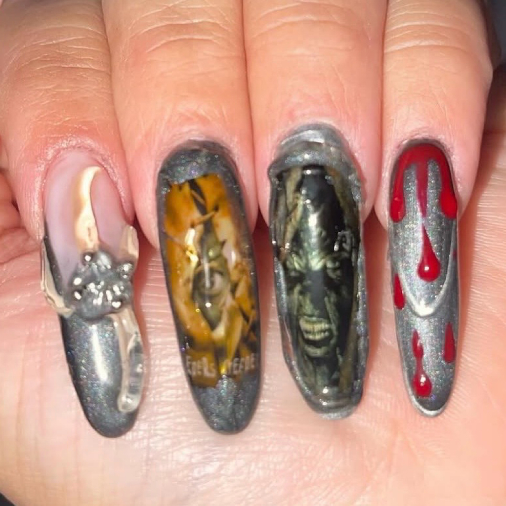 Gel X Oval (size: Long) at Garfias Nail Studio in San Gabriel, CA