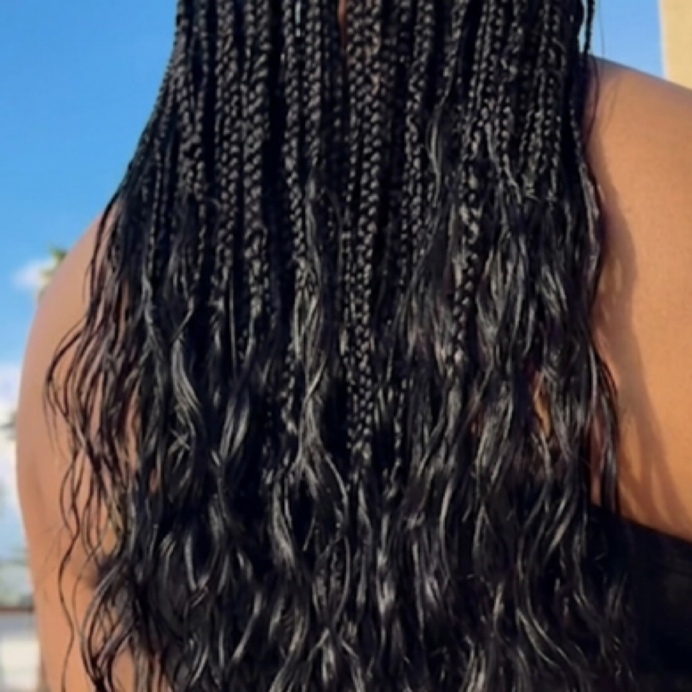 Luxury Box Braids (100% Human Hair) at Ponyo’s Place in Chandler, AZ