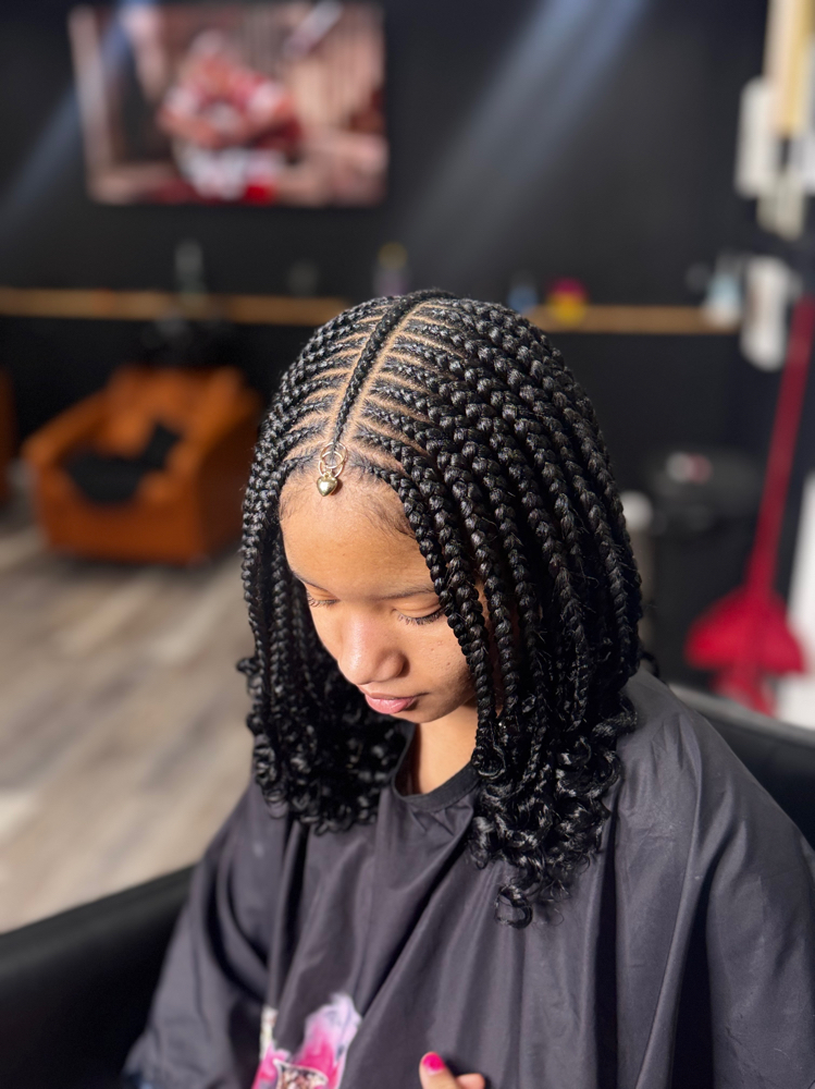 2 Layer Braids at Beauty By Tati in Kansas City, KS