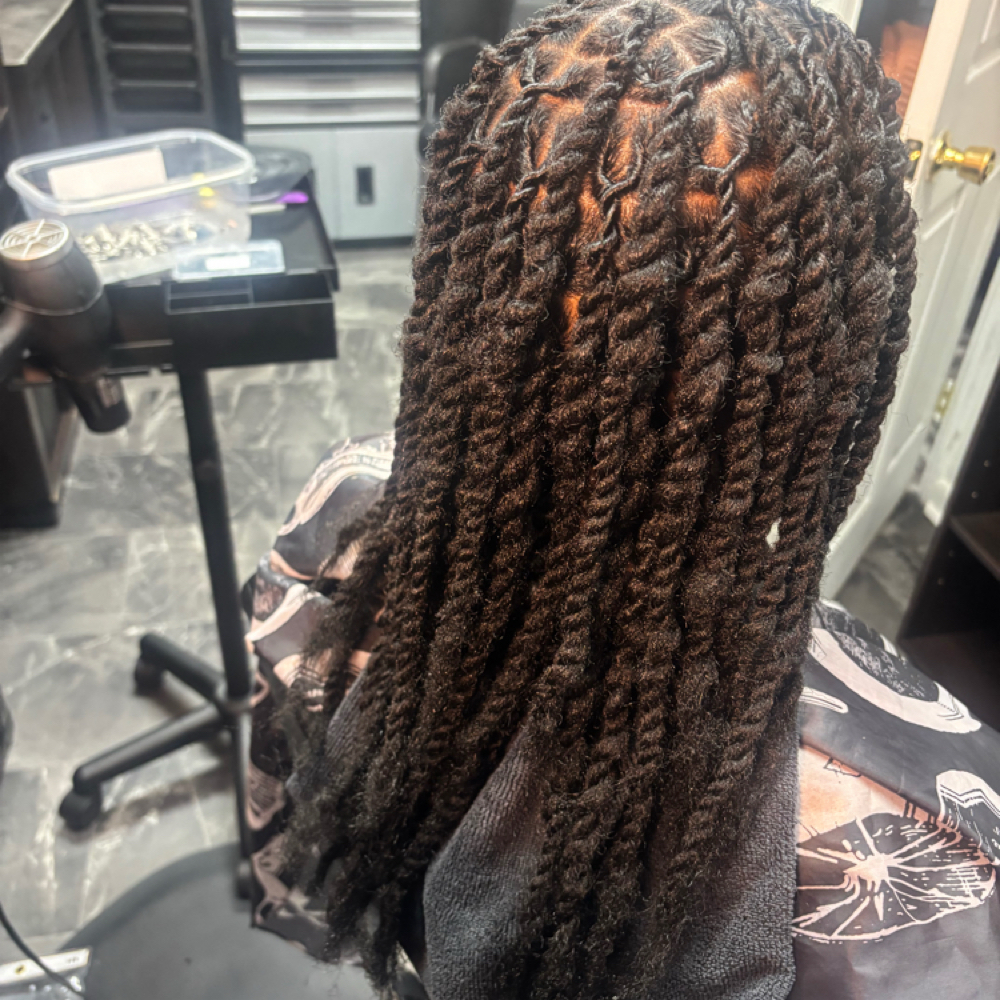 Extended Locs at Glamorous Hair Company in Orangeburg, SC