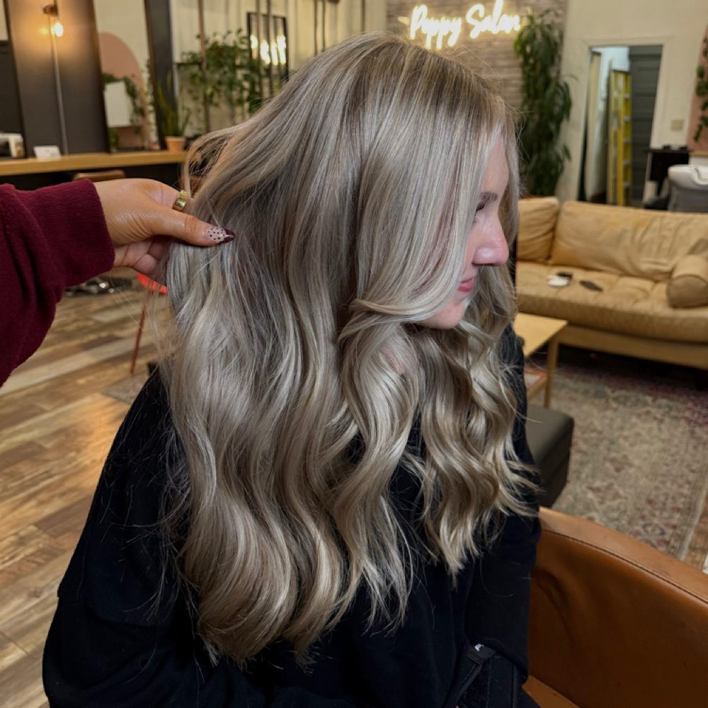 MINI BLONDING at kennamarieehair in Woodland, CA