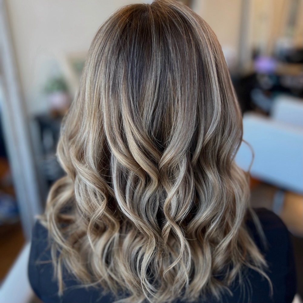 Balayage with Haircut & Blowout