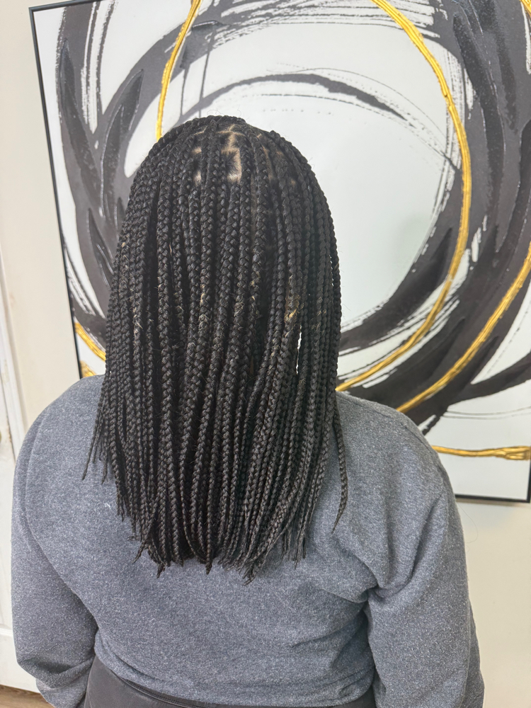 Box Braids Burned Ends at Total Class Hair Braiding in Marietta, GA