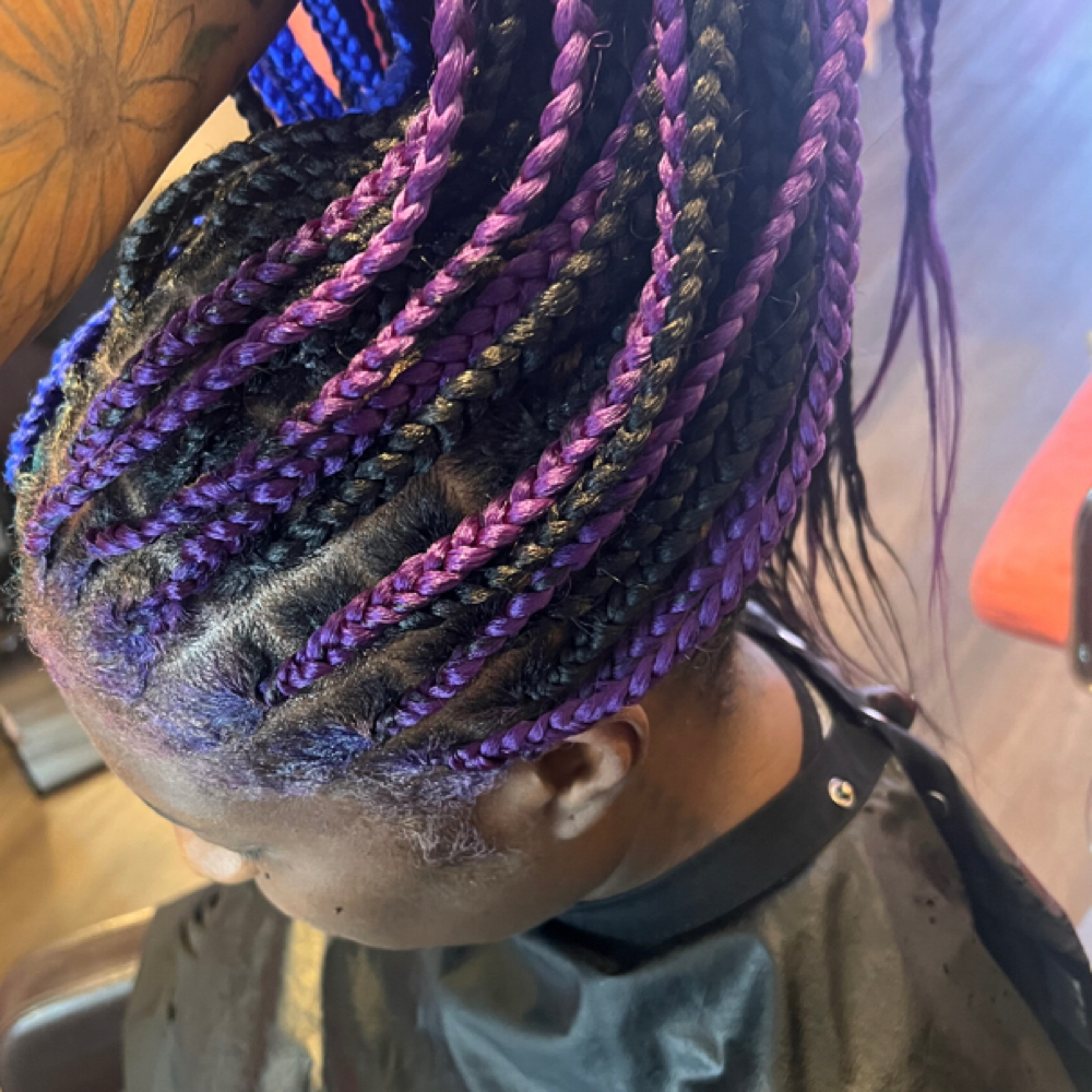 Box Braids Medium at Cut Up & D.Y. E. Salon and Spa in New Orleans, LA