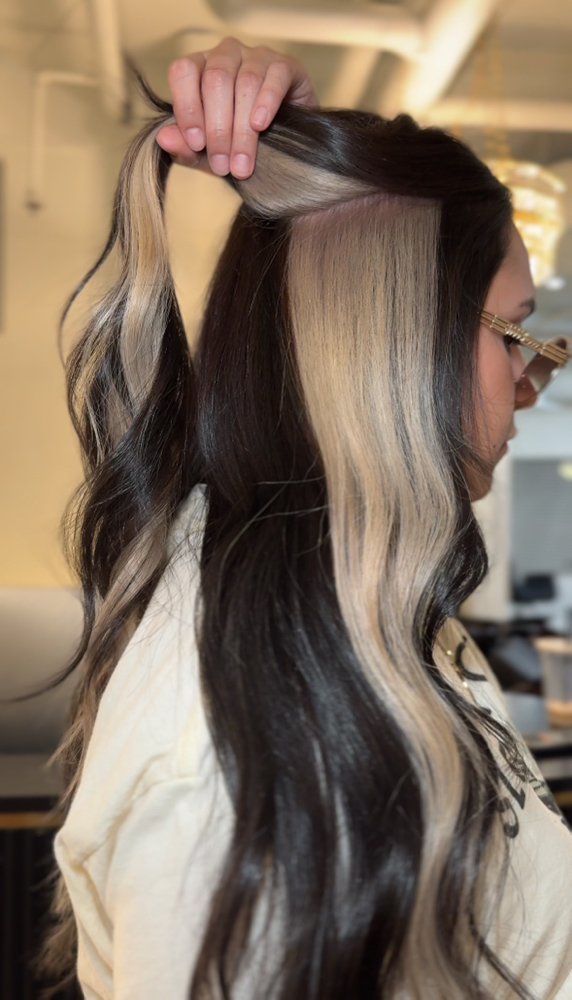 Color Block/ Half Head