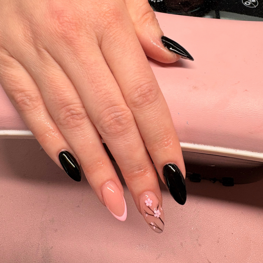 Simple Design Gel-X Manicure at Modern Mane Salon in Selah, WA