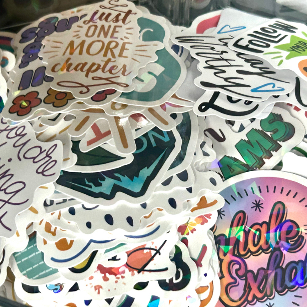Stickers at Always & Forever Permanent Jewelry & Art Studio in Lenexa, KS