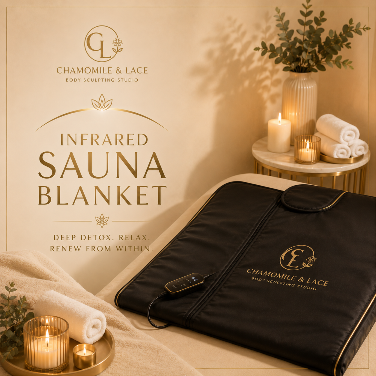 Infrared Sauna Blanket at Chamomile and Lace in New Orleans, LA