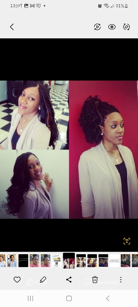 Microbraids at Goddess Creations By Mika, LLC in Starkville, MS
