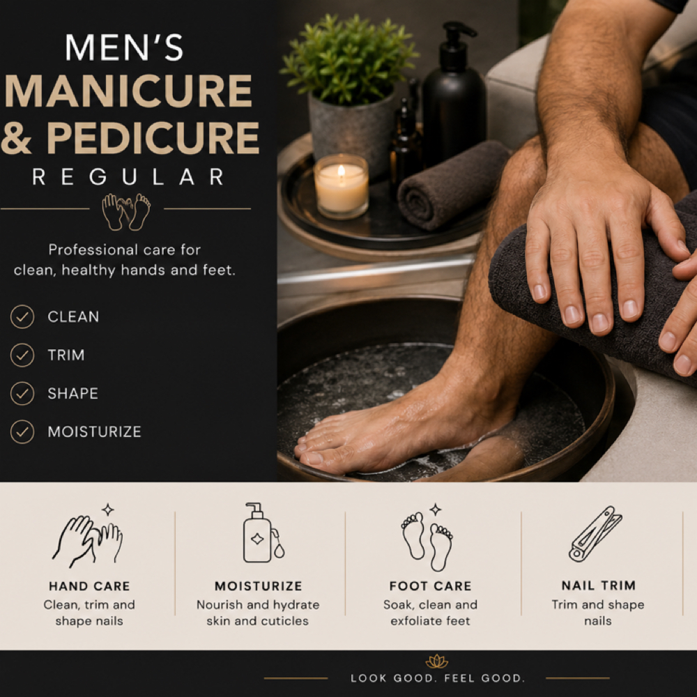 Men’s Manicure & Pedicure at Leidy Cornelio Spa in Aurora, CO