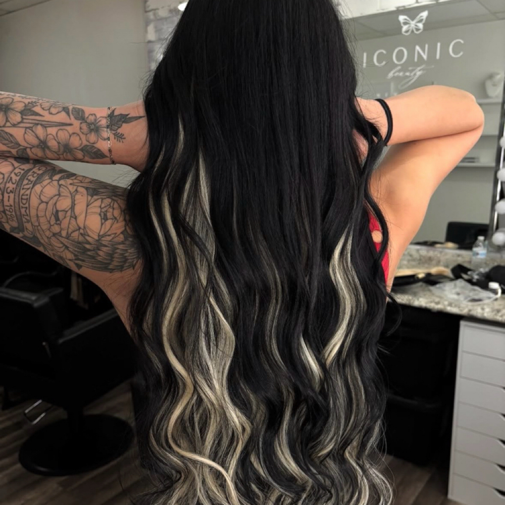 Weft Re-install at HairrbySarahh in Patchogue, NY