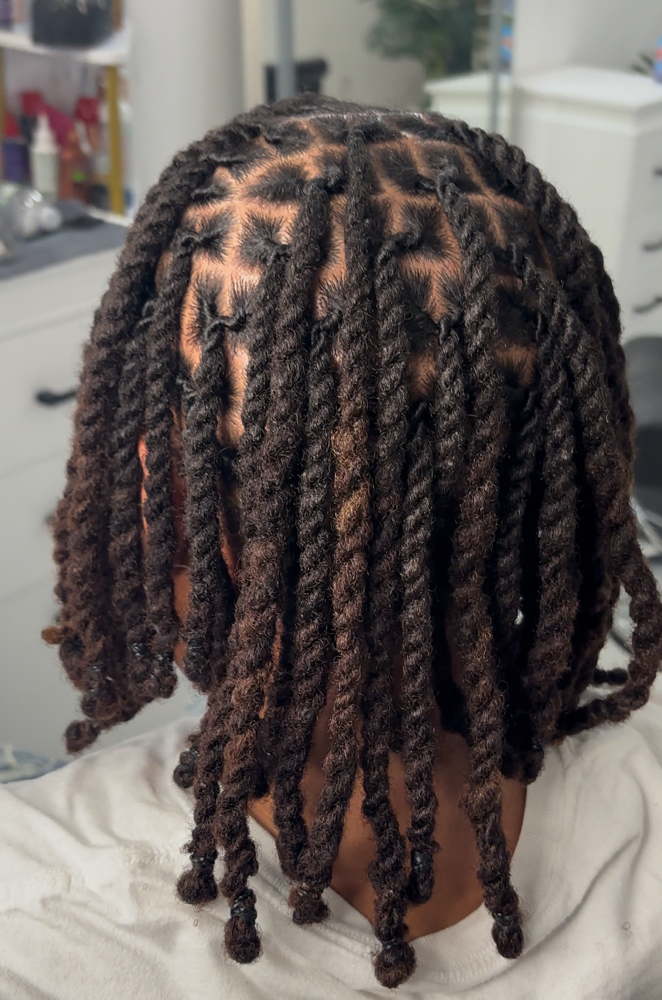 Loc Retwist & 2 Strand Style