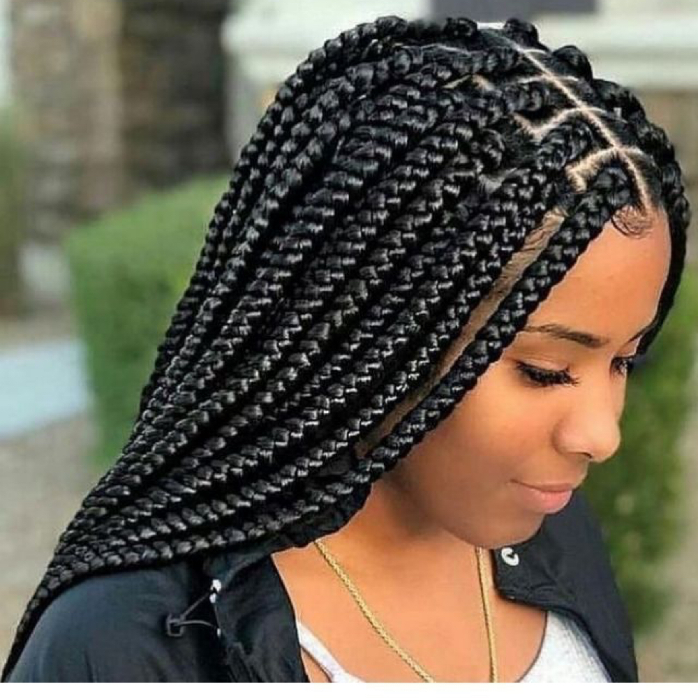 BOX BRAIDS - $222 at Bignon's Hair Braiding - Pavilion in CHARLOTTE, NC
