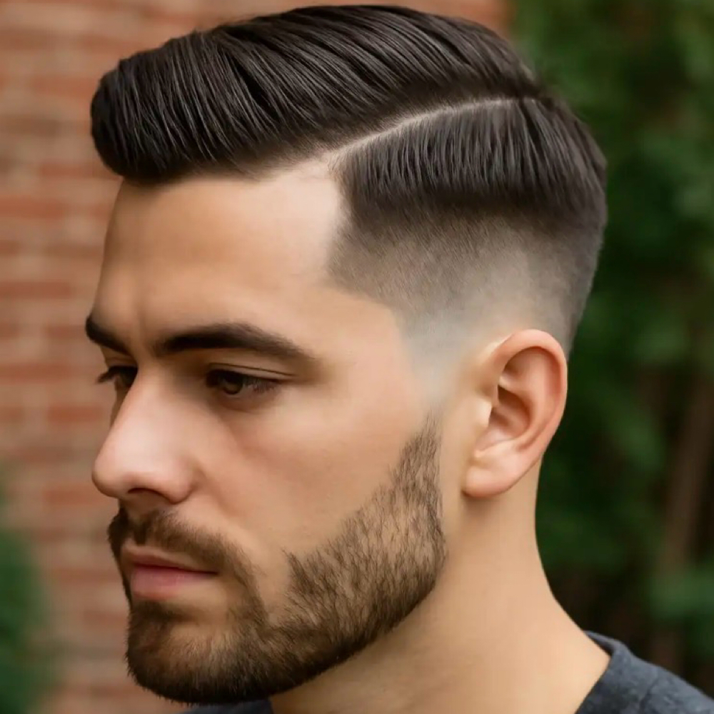 SKIN/BALD Fade (with Amanda) at Vintage Barbers 912 in Savannah, GA
