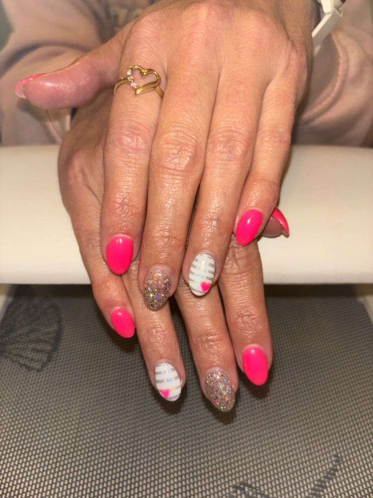 Chrome Design at Nails by Steph in Mt. Pleasant, TN